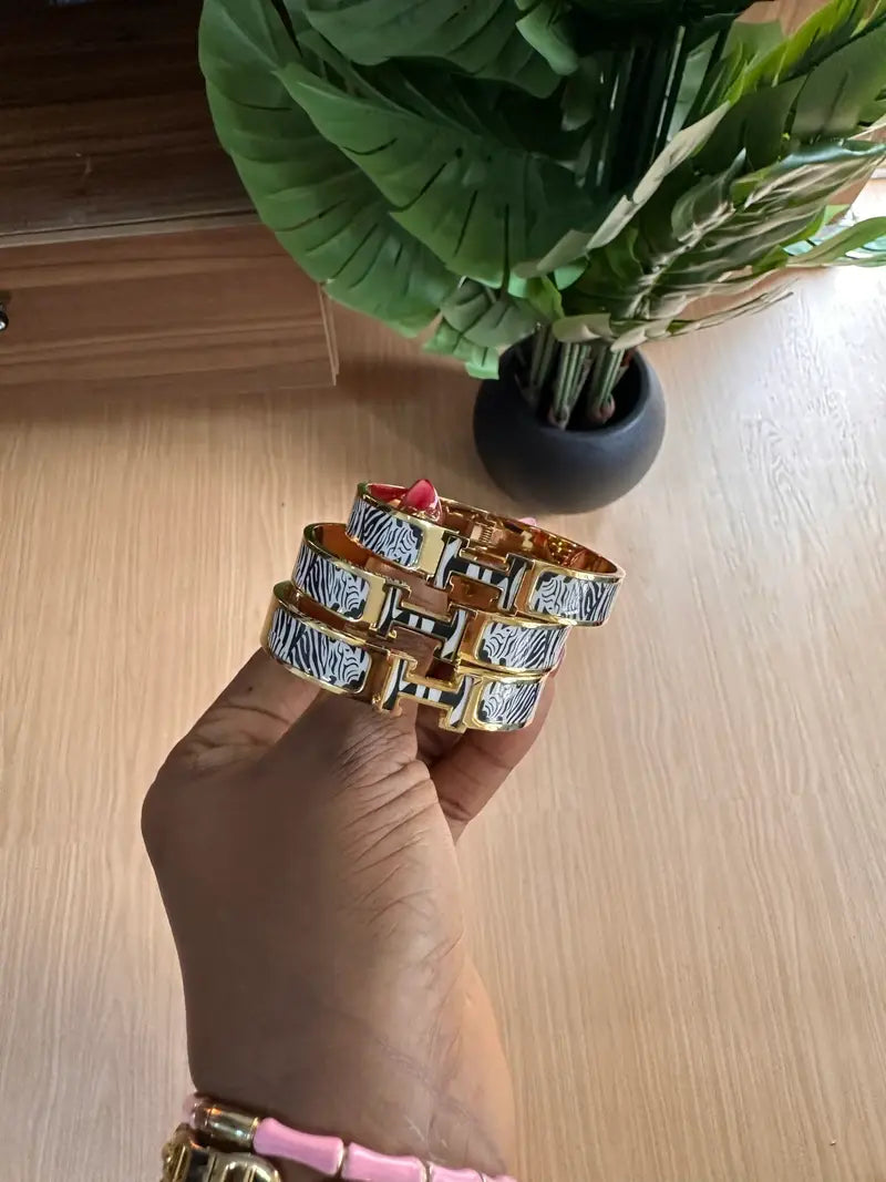 Color Block Cuff Bracelets